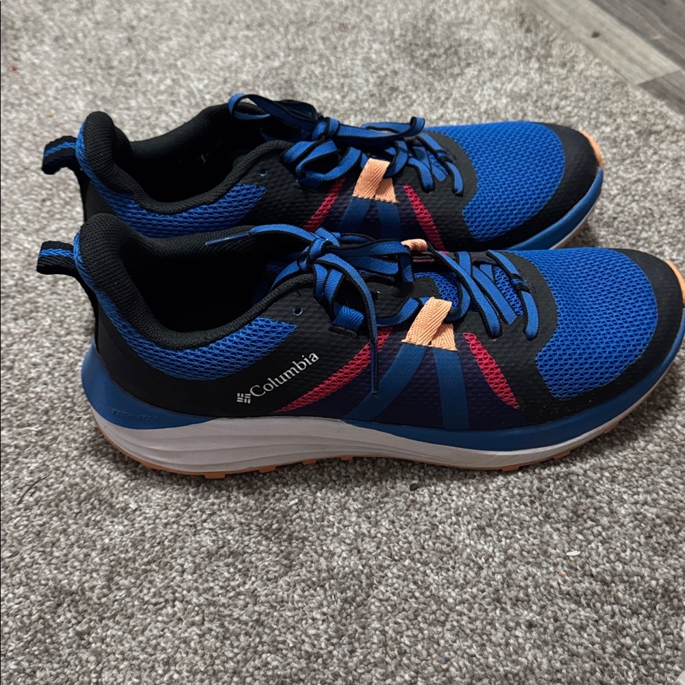 Columbia Blue and Pink Running Shoes